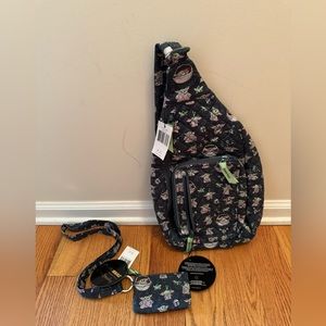 NWT Vera Bradley Grogu sling bag and wallet